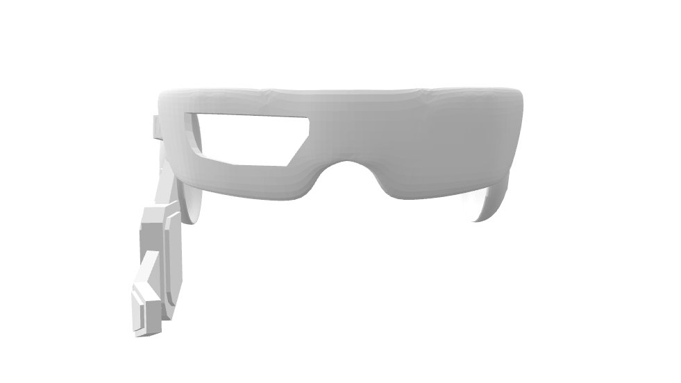 Cyclops Age of Apocalypse visor 3D model render